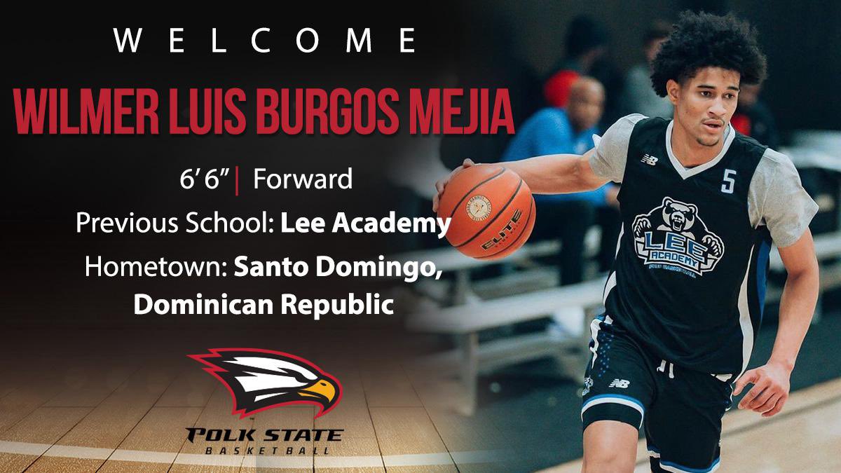 Polk State Hoops (@polkstatehoops) on Twitter photo ✍️📃 Signed
Eagle nation let’s welcome Wilmer Mejia (<a href="/wilmel05/">Wilmer Mejia</a> )to the family! 🦅🦅🦅
<a href="/Polk_Athletics/">Polk Athletics</a> <a href="/LeeAcademyHoops/">Lee Academy Prep Basketball</a> <a href="/NEPrepBB/">NE Prep Mens Basketball</a> <a href="/NERRHoops/">New England Recruiting Report NERRHoops</a> <a href="/CoachDanHaynes/">Dan Haynes</a> ✍️📃 Signed
Eagle nation let’s welcome Wilmer Mejia (<a href="/wilmel05/">Wilmer Mejia</a> )to the family! 🦅🦅🦅
<a href="/Polk_Athletics/">Polk Athletics</a> <a href="/LeeAcademyHoops/">Lee Academy Prep Basketball</a> <a href="/NEPrepBB/">NE Prep Mens Basketball</a> <a href="/NERRHoops/">New England Recruiting Report NERRHoops</a> <a href="/CoachDanHaynes/">Dan Haynes</a>