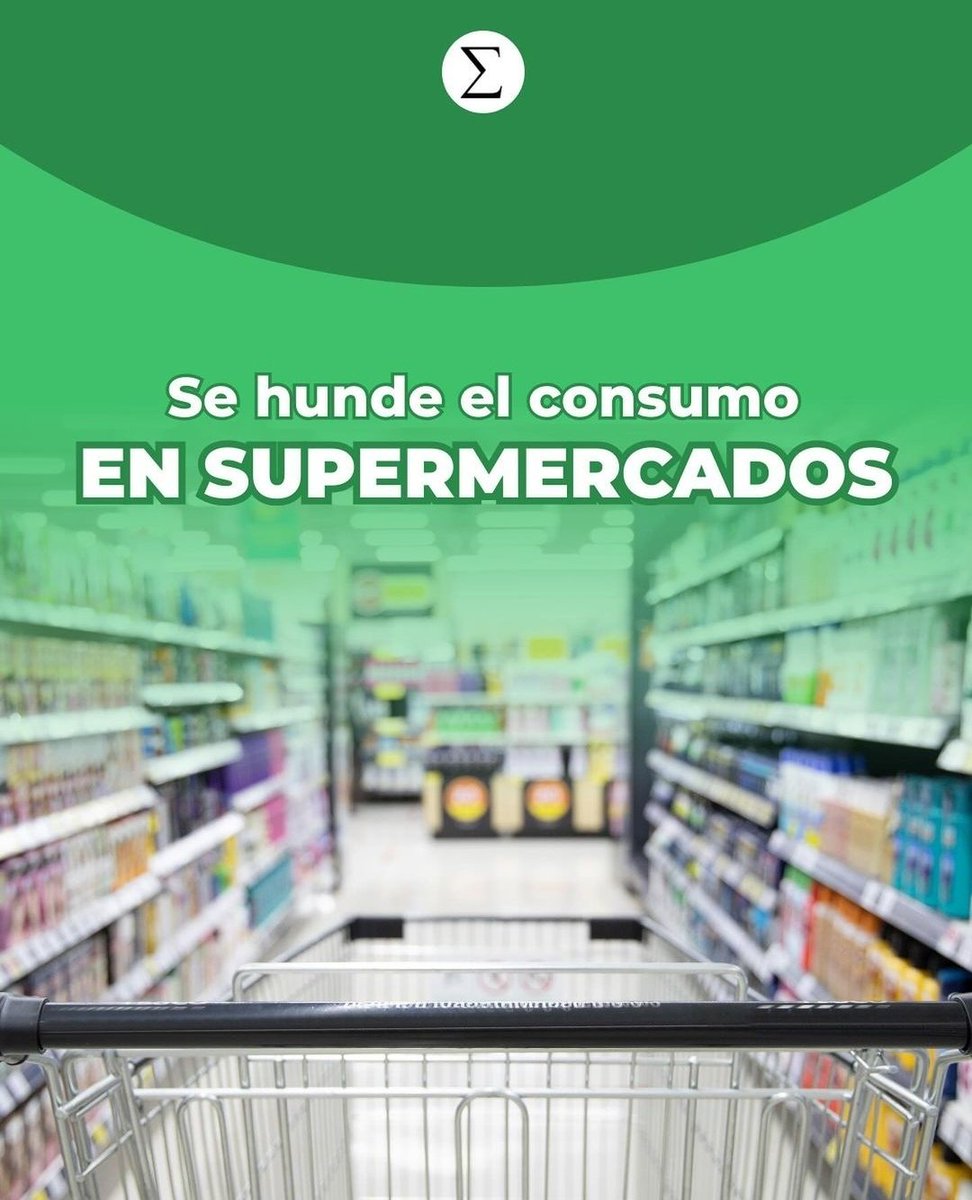 de_unm's tweet photo. 📉 | Se hunde el consumo en supermercados👇

 🧨  Las ventas totales en supermercados según relevamiento mensual INDEC de marzo 📝 https://t.co/RmScvxGZRn