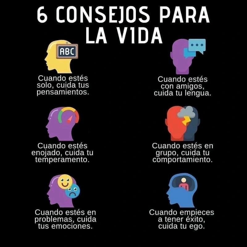6 Consejos para la vida 🤓