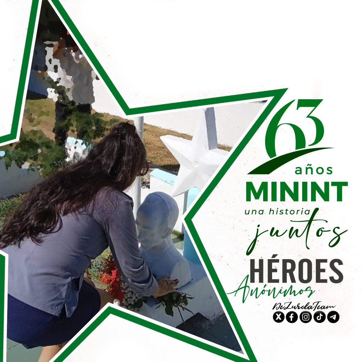 "No se trata solo de un uniforme, si no de algo que se lleva por dentro" 💙🇨🇺💚
#UnaHistoriaJuntos #63Minint 
#DeZurdaTeam