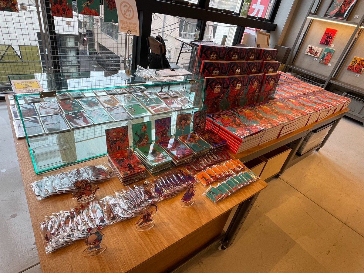 本日より！】 Kou画集『赫』発売記念イラスト展@ミカン下北！ 緻密な線