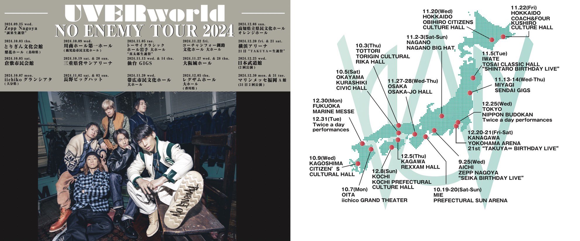 UVERworld NO ENEMY TOUR ロンT(FOOTPRINNT) UVERworld NO ENEMY TOUR ロンT(FOOTPRINNT)