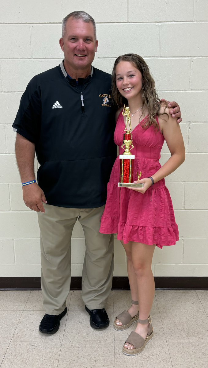 Castle_Softball's tweet photo. Congratulations to our Kiwanis Mental Attitude Winner @emma_boyer22! We are so proud of you! https://t.co/329a3LHlZL
