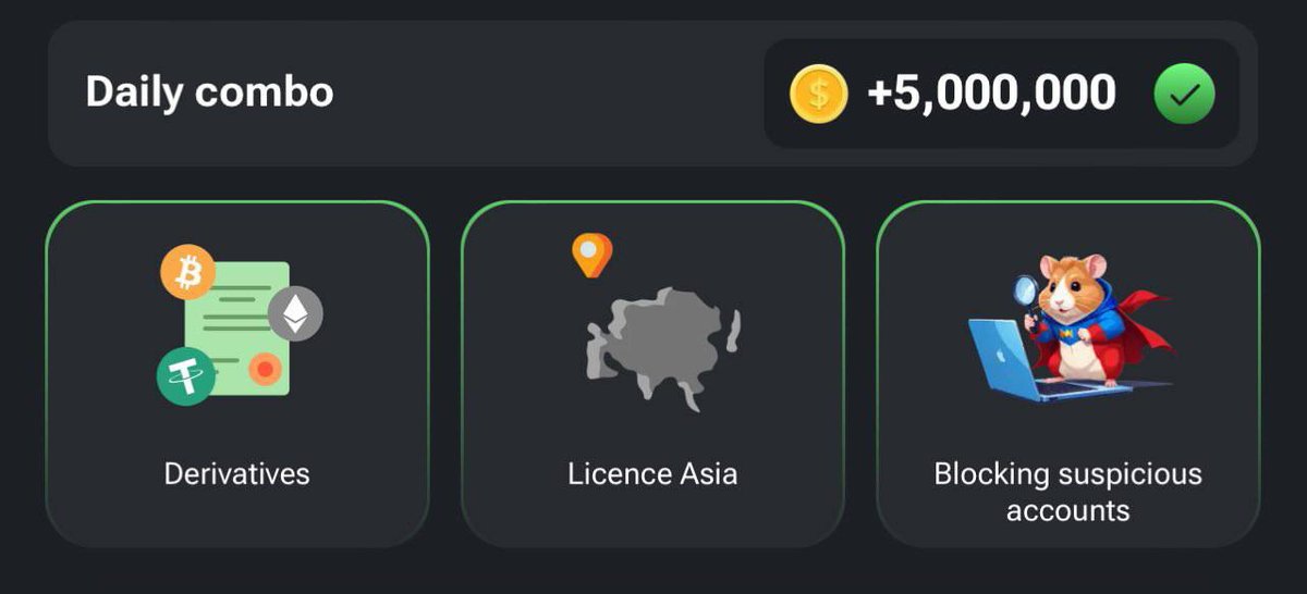<a href="/hamster_kombat/">Hamster Kombat</a> Here is todays #Hamster combat combo 🔥🚀Join 👻our telegram group for daily 🐹update👇👇👇👇
t.me/cryptopioneer9

Also follow me <a href="/CryptoPi0neers/">Pioneer</a> 💜🚀