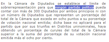 Viri_Rios's tweet photo. Les dejo la constitución donde se especifica con claridad que la sobrerrepresentacón es por partido político, no por coalición. 

No es de demócratas querer interpretar la constitución a modo, dependiendo el resultado de la elección. https://t.co/Kuh7WxqJ8W