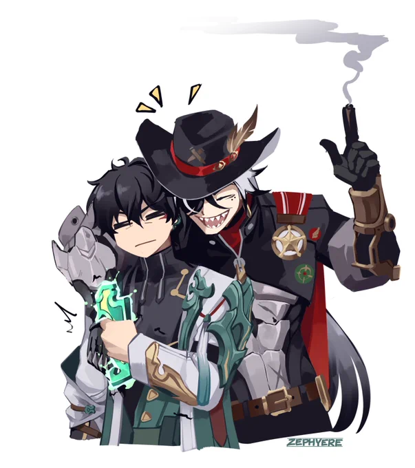 forever thanking boothill for getting danheng out of his room #honkaistarrail