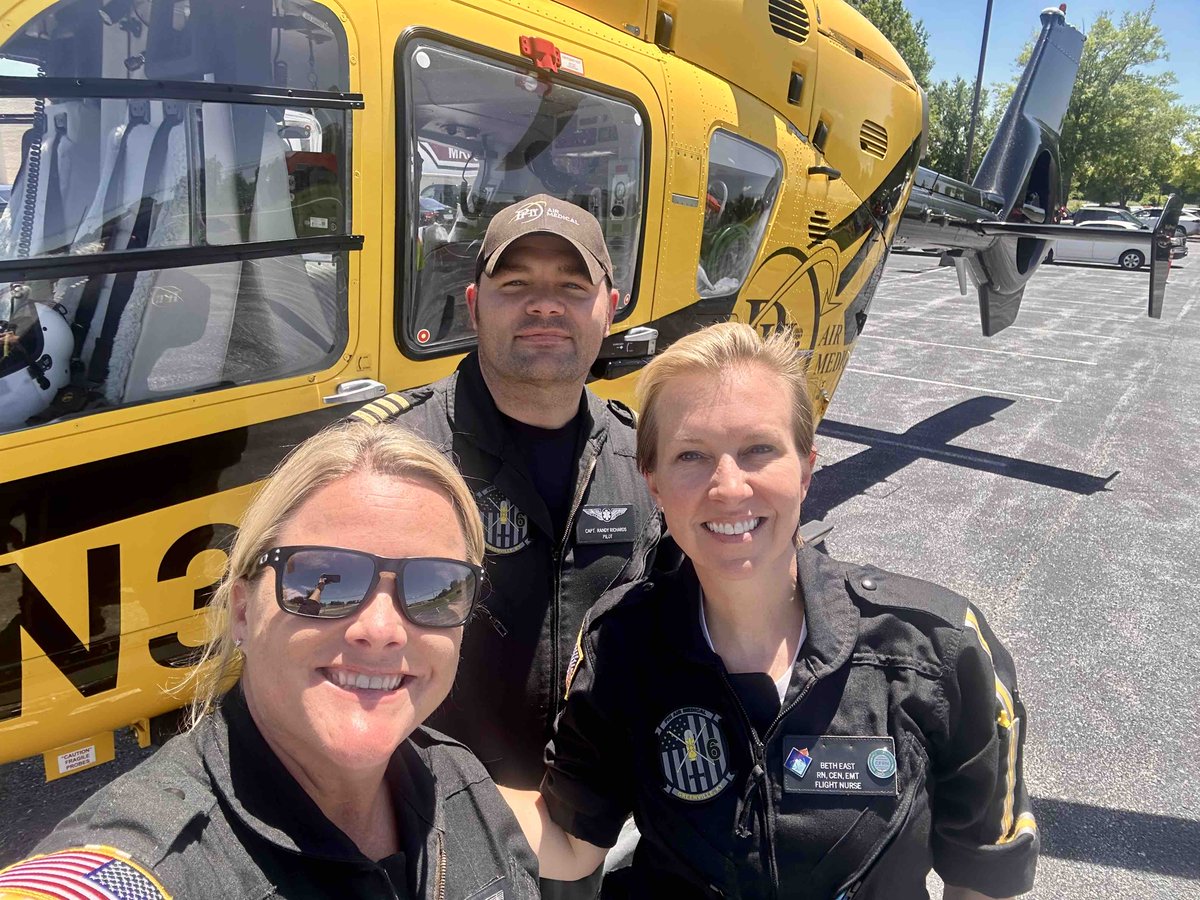 phi6greenville's tweet photo. Thank you Logan Memorial Hospital for inviting PHI 6 Greenville to the EMS cookout today! We always enjoy good friends, fellowship, and 
food!  As an added bonus, we got to visit with our friends from AEL 151 Clarksville.   #phi6 #phiairmedical #phihealth https://t.co/4nL9RDs5Zc