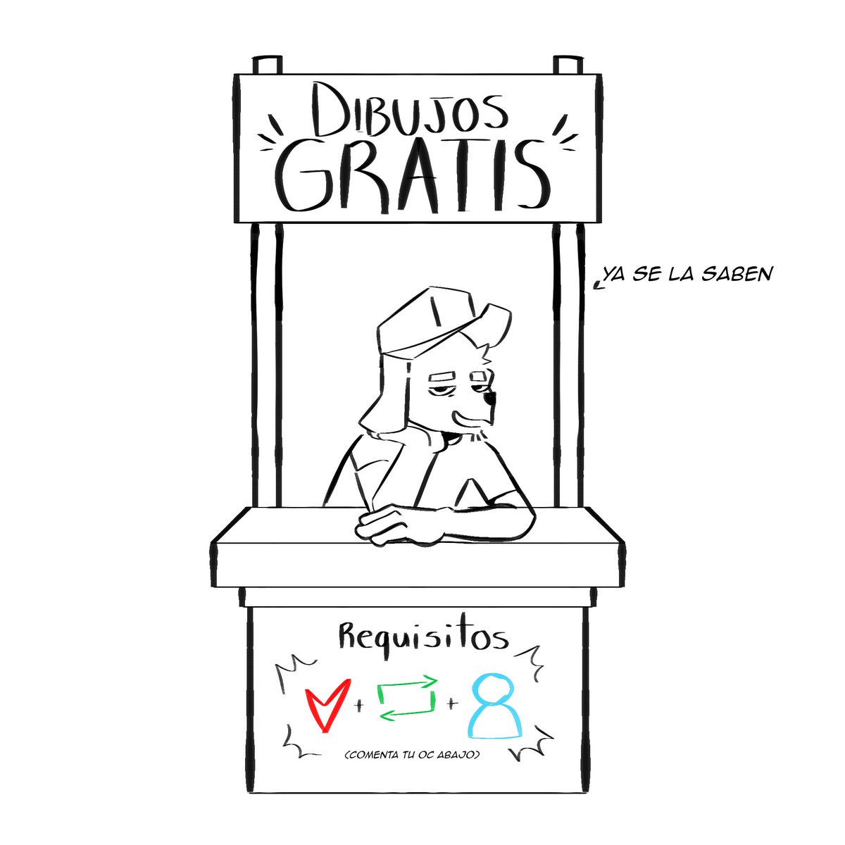 DIBUJARE TU OC (un sketch) GRATIS!!!

SOLO SIGUE LOS REQUISITOS DE LA IMAGEN Y COMÉNTALO ABAJO

ELEGIRÉ A UNOS CUANTOS, SUERTE 🏃