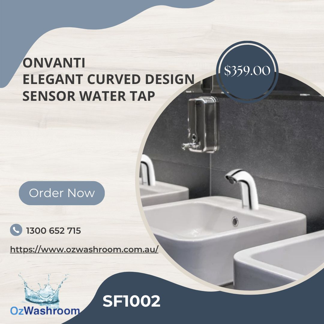 ozwashroom's tweet image. Upgrade your commercial bathrooms with Onvanti Automatic Sensor Tap! Touch-free, hygienic handwashing. Mains or battery operated. 
buff.ly/3Kaq4VE 
#TouchFree #HygienicSolution #SensorTap #CommercialBathrooms #PublicRestrooms #HandsFree #OnvantiTech #ModernBathroom