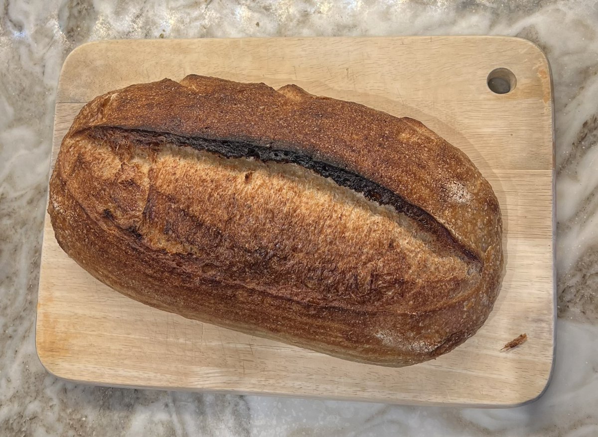 Monsieur returned from a visit to Saskatoon with a fabulous loaf of bread from <a href="/TheNightOven/">The Night Oven Bakery</a>