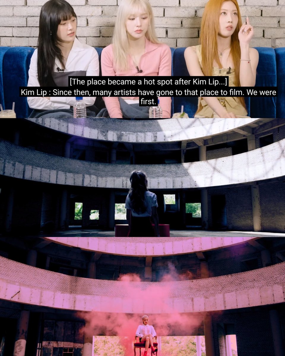 Forkimlip__12's tweet photo. Kim Lip: Since then, many artists have gone to that place to film. We were first

The place where lip filmed Eclipse, she was the first who filmed in. then the place became a hot spot for mvs, dramas &amp; movies. then someone will came and said Loona had no impact on the Industry https://t.co/Wgz2GWGaLV
