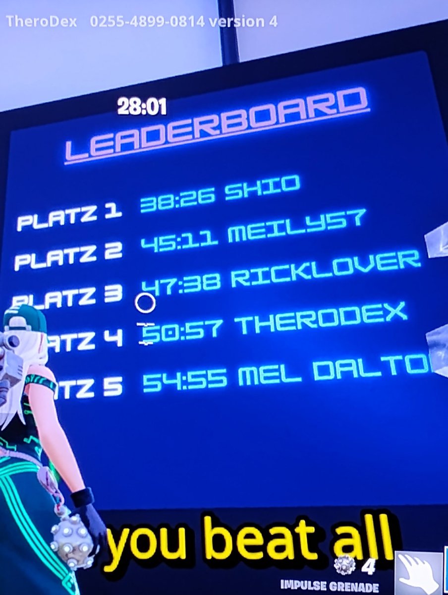 Just got first place with 28.01 Put the name as TiktokSkybreaker Thankyou!