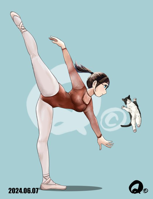 6/7㊎のモカちゃん🩰
レオタード大好き⑥
華麗に😋 