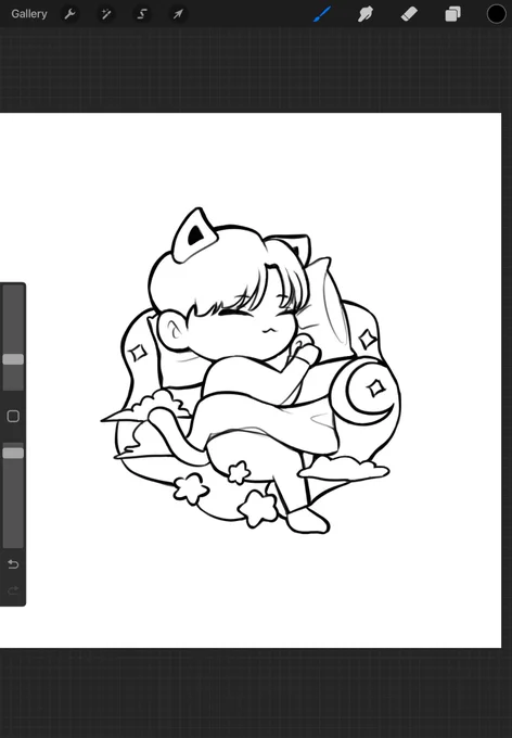 sleepy san &amp; mingi 🐱🐺 
