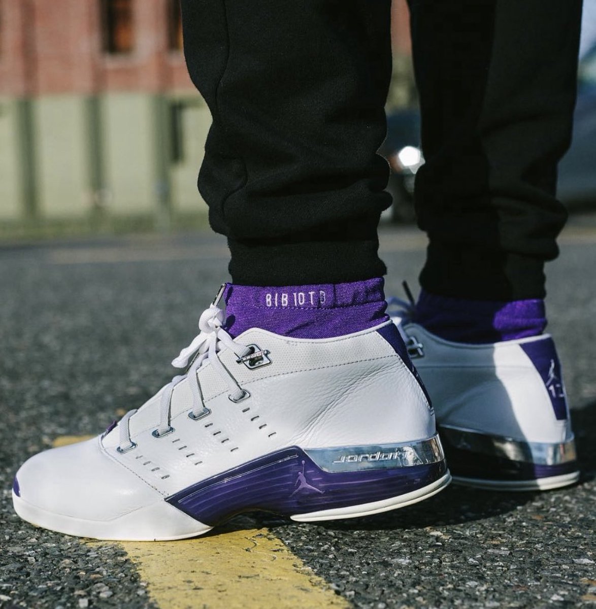purple jordan 17
