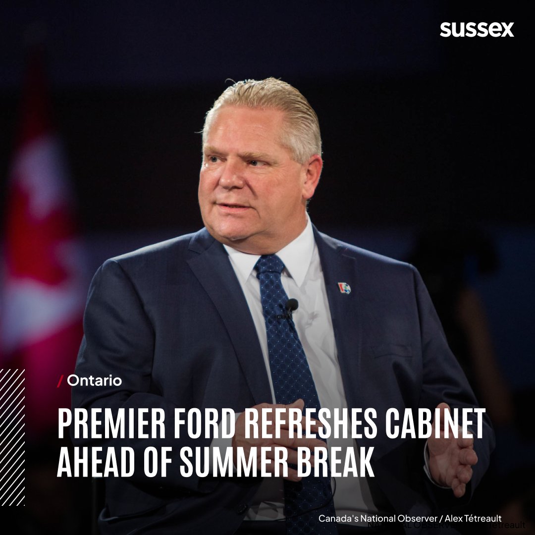 📢Big Moves in #ONPolitics Today: Premier Doug Ford Refreshes Cabinet Ahead of Summer Break. Read our insights on it here: 🔗 bit.ly/45fLKJV. Connect with us to navigate these changes and learn what the shuffle could mean for your organization. #CabinetShuffle #ONPoli