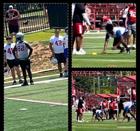 Had a great time at <a href="/NewberryFB/">Newberry Panthers FB</a> camp today!!

<a href="/SilverBluffFB/">Silver Bluff Football</a> <a href="/bigneal51/">Coach Hall, M.S.,USAW🔰🌊</a> <a href="/G_Yeldell7/">Coach Y 🐶⛓</a> <a href="/MitchHall15/">Coach Mitch Hall</a>