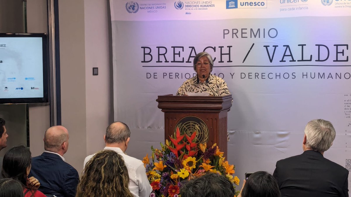 “´Los olvidados de Hidalgo´ reivindica el derecho al medio ambiente sano. Los periodistas siempre serán indispensables para seguir construyendo una sociedad mejor informada y sensible” reflexionó la periodista Griselda Triana, viuda de Javier Valdez