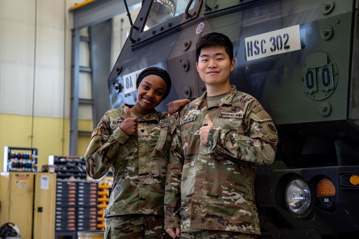 USForcesKorea's tweet photo. We're so excited to celebrate #KATUSAFriendshipWeek, which runs June 10-14 all across the peninsula. "KATUSA" stands for Korean Augmentation to the @USArmy. These men serve side-by-side with Soldiers across South Korea. 📷 @EighthArmyKorea https://t.co/DfSAD0Ot5e