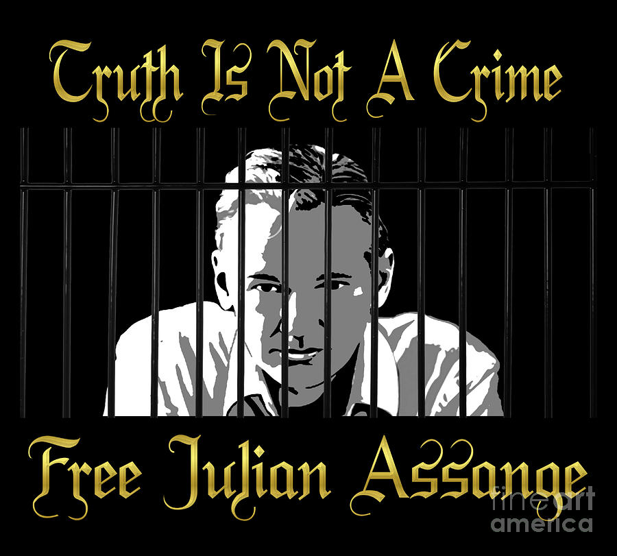 Michell45064244's tweet photo. Truth Is Not A Crime! #FreeJulianAssange #FreeAssangeNOW https://t.co/xKMer7tl8J