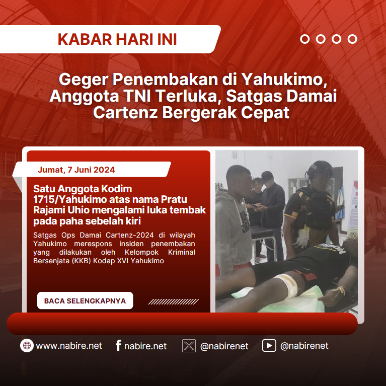 nabirenet's tweet image. Geger Penembakan di Yahukimo, Anggota TNI Terluka, Satgas Damai Cartenz Bergerak Cepat 
nabire.net/geger-penembak…
#kkb #opm #yahukimo #papua