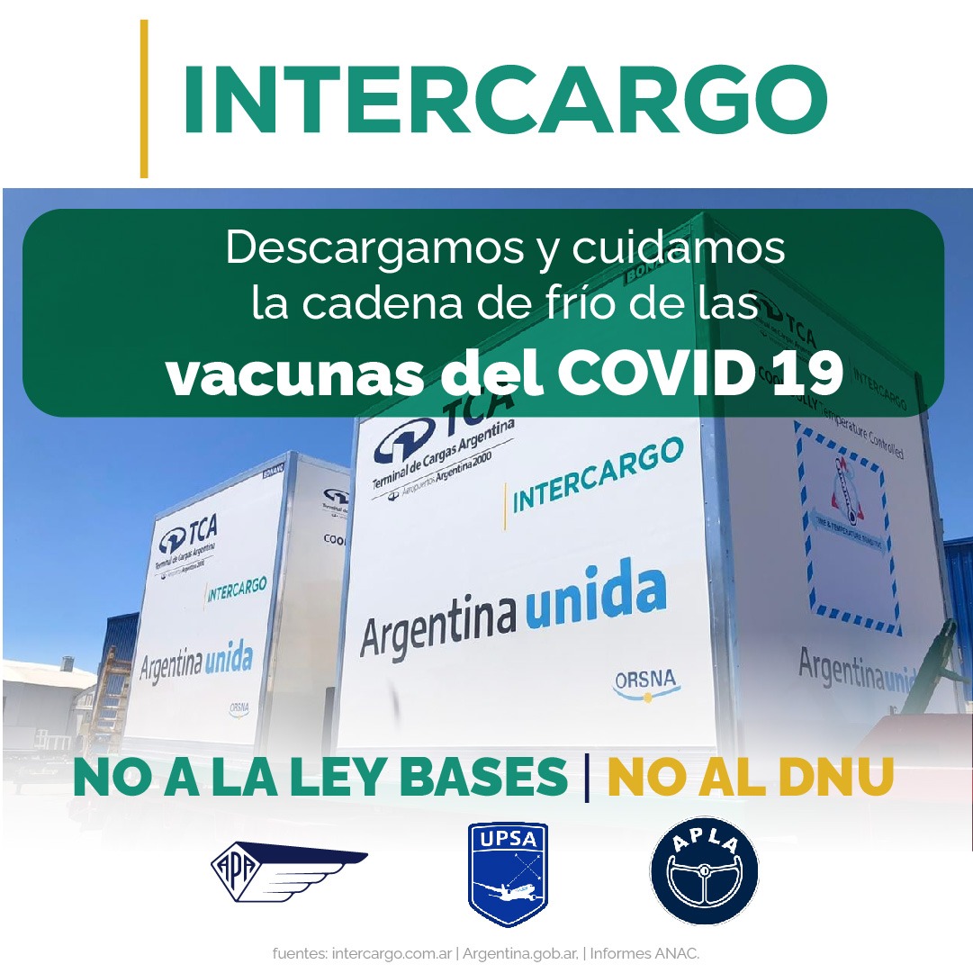APAERONAUTICOS's tweet photo. #AerolineasArgentinasNoSeVende
#IntercargoNoSeVende
#NoALaLeyBases

Defender lo nuestro es DEFENDER Aerolíneas Argentinas e Intercargo.

Cuando se trate la Ley de Bases todxs al congreso

@jfrejal
@anabelfsagasti
@mariana_juri
@rodysuarez
@Arce_Carlos_
@MARTINGOERLING https://t.co/xQTJJEB3gD