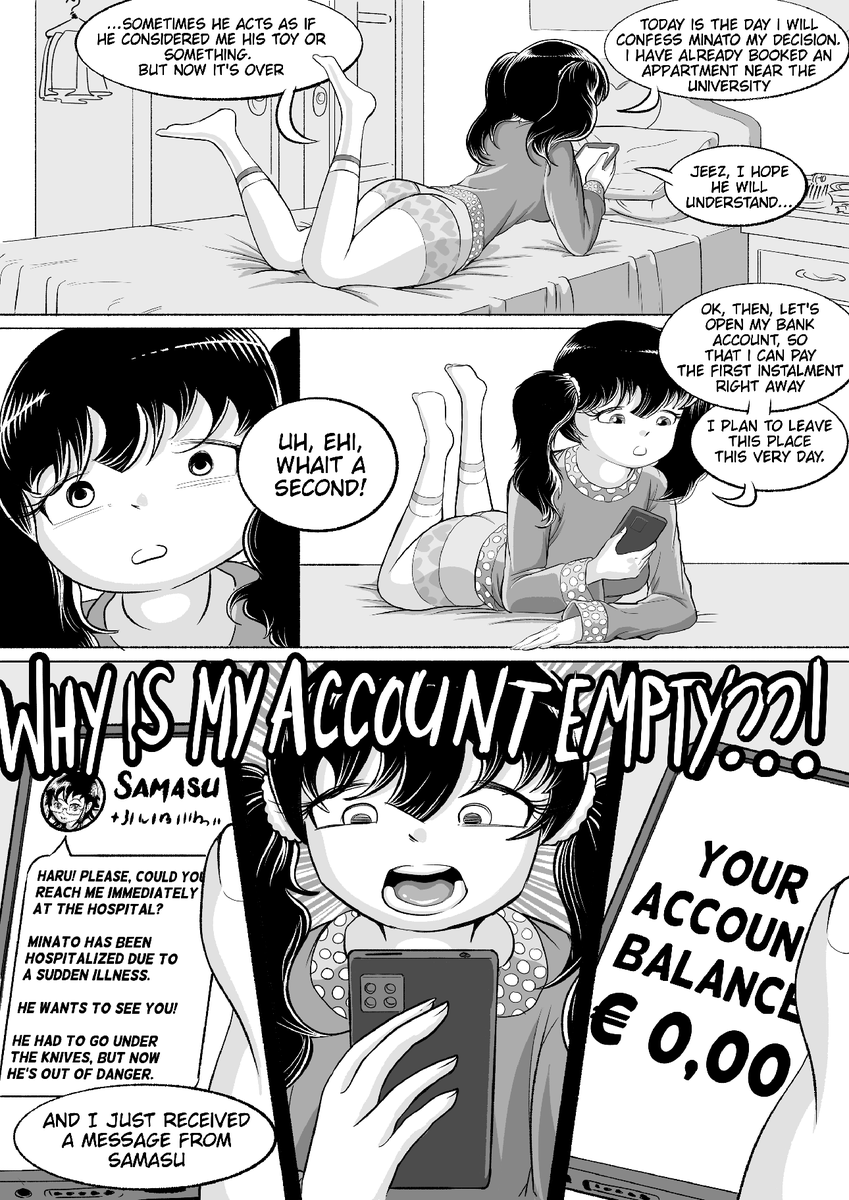 CherryMoonny's tweet photo. Here you are! Page 13 and 14 of my #feminization comic! On my subscribestar page you will find extra exclusive contents! Do you agree that little Haru has grown up quite a lot?? #tgtf #maletofemale #genderbender #gendermorph #hentai #sissy #hentaifeminization https://t.co/RhlOjfbIMF
