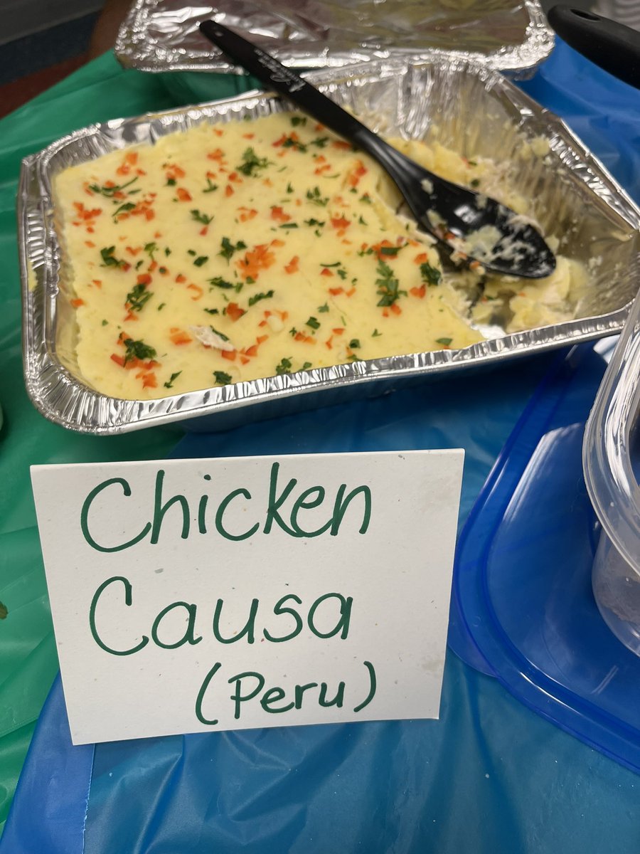 KimberlyKomocar's tweet photo. YWES Multicultural Night!  Some of the delicious food shared by families from all over the world!! @RIDeptEd @pvdschools @ElementaryZone https://t.co/qWSNvTFf7Y