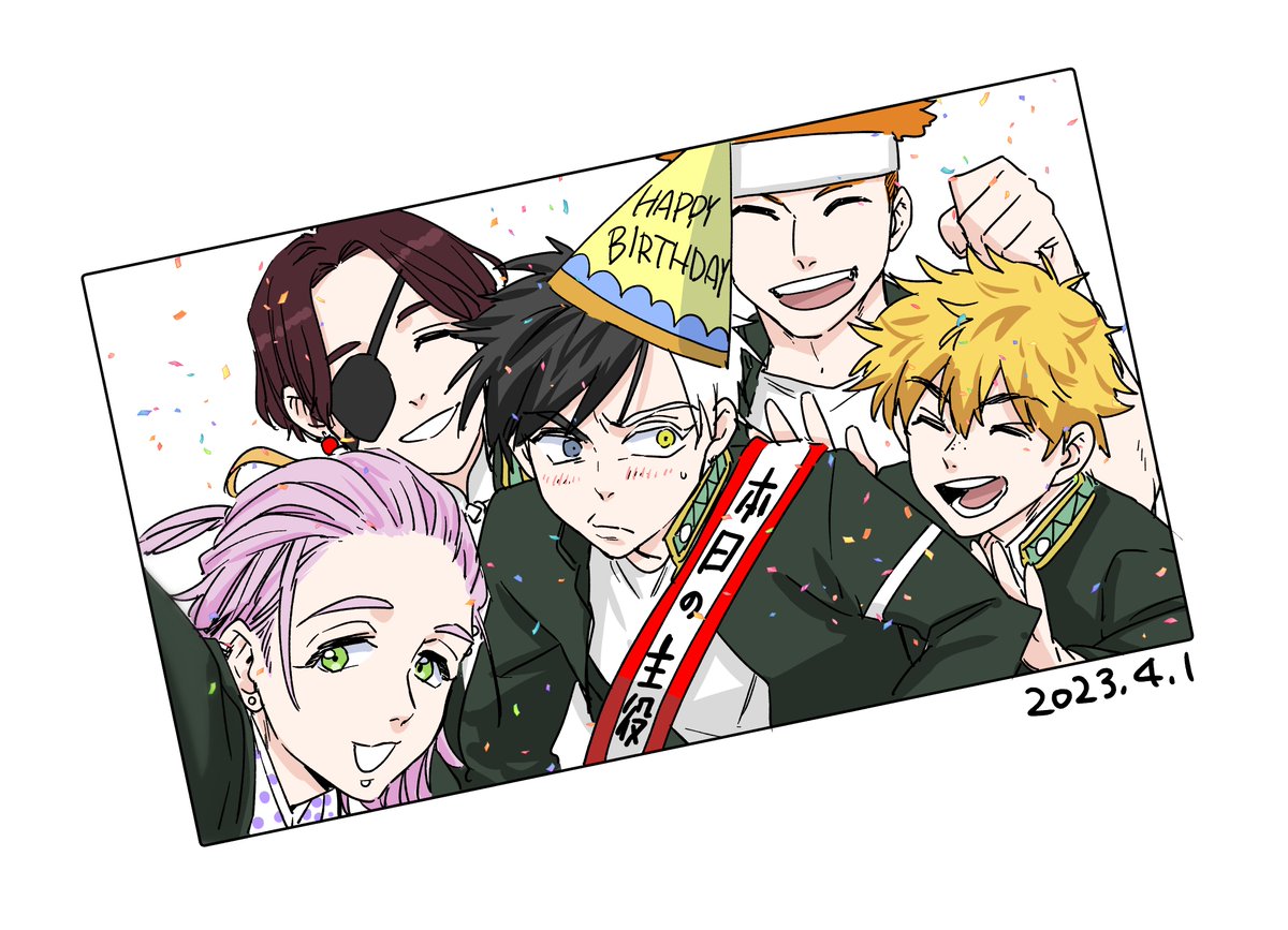 お誕生日イラスト紹介 桜遥 #WINDBREAKER #ウィンブレ