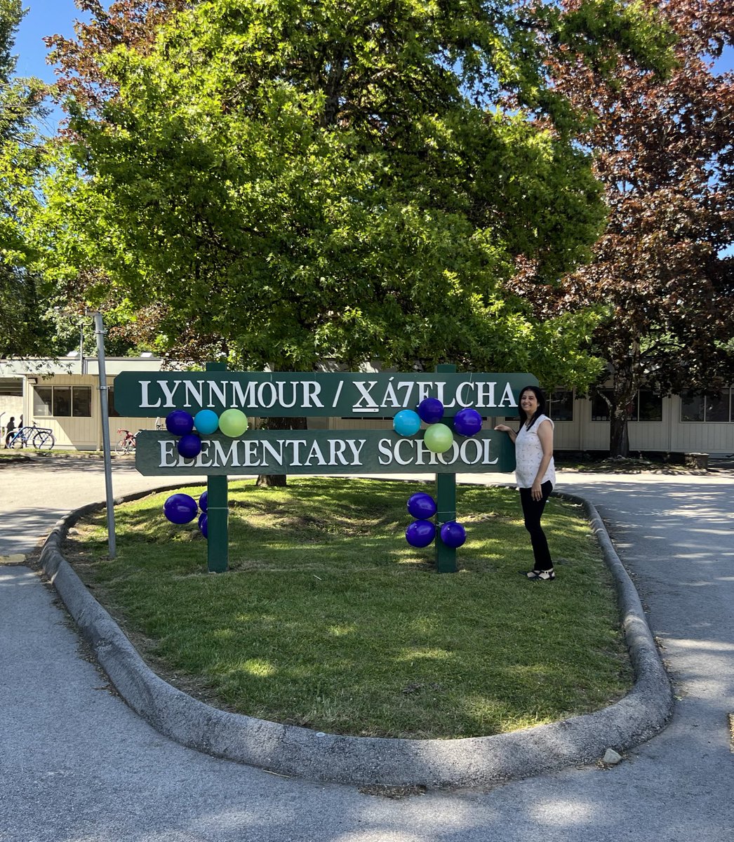 BeingKulvir's tweet photo. My kids and I attended the @lynnmour44 Xá7elcha’s 50th Birthday Celebration 🎉 today! What a beautiful event for the school, alumni and North Vancouver community to come together and recognize this special day! It was great to connect with everyone and see all the memories ♥️ https://t.co/vrMC58QmRY