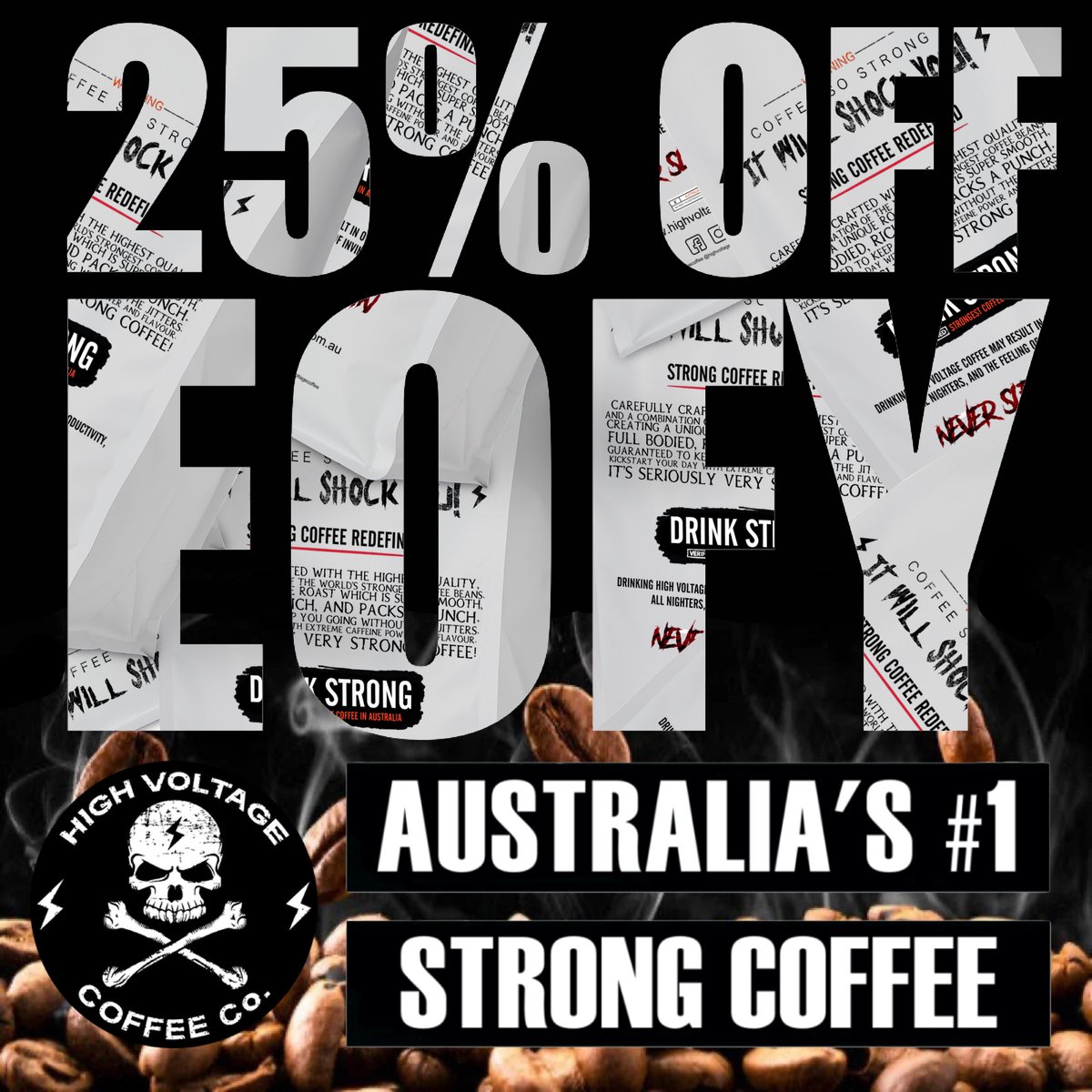 voltagecoffee's tweet photo. Unleash Your Productivity with Our EOFY Sale Up to 50% Off!
Are you ready to power through the end of the financial year with unparalleled energy? Look no further! High Voltage Coffee Co. offers you the perfect blend to keep you sharp and focused.  Use Code: EOFY https://t.co/ttbJcBNVXr