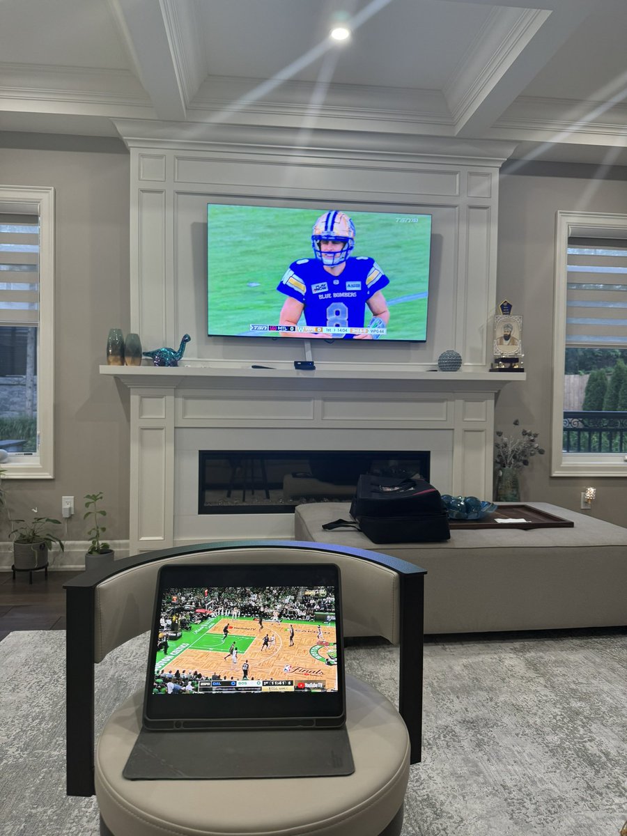 DarshanVancity's tweet photo. Great day for sports. Of course #CFL gets top billing, with apologies to NBA finals game 1. https://t.co/lYIND2XEQP