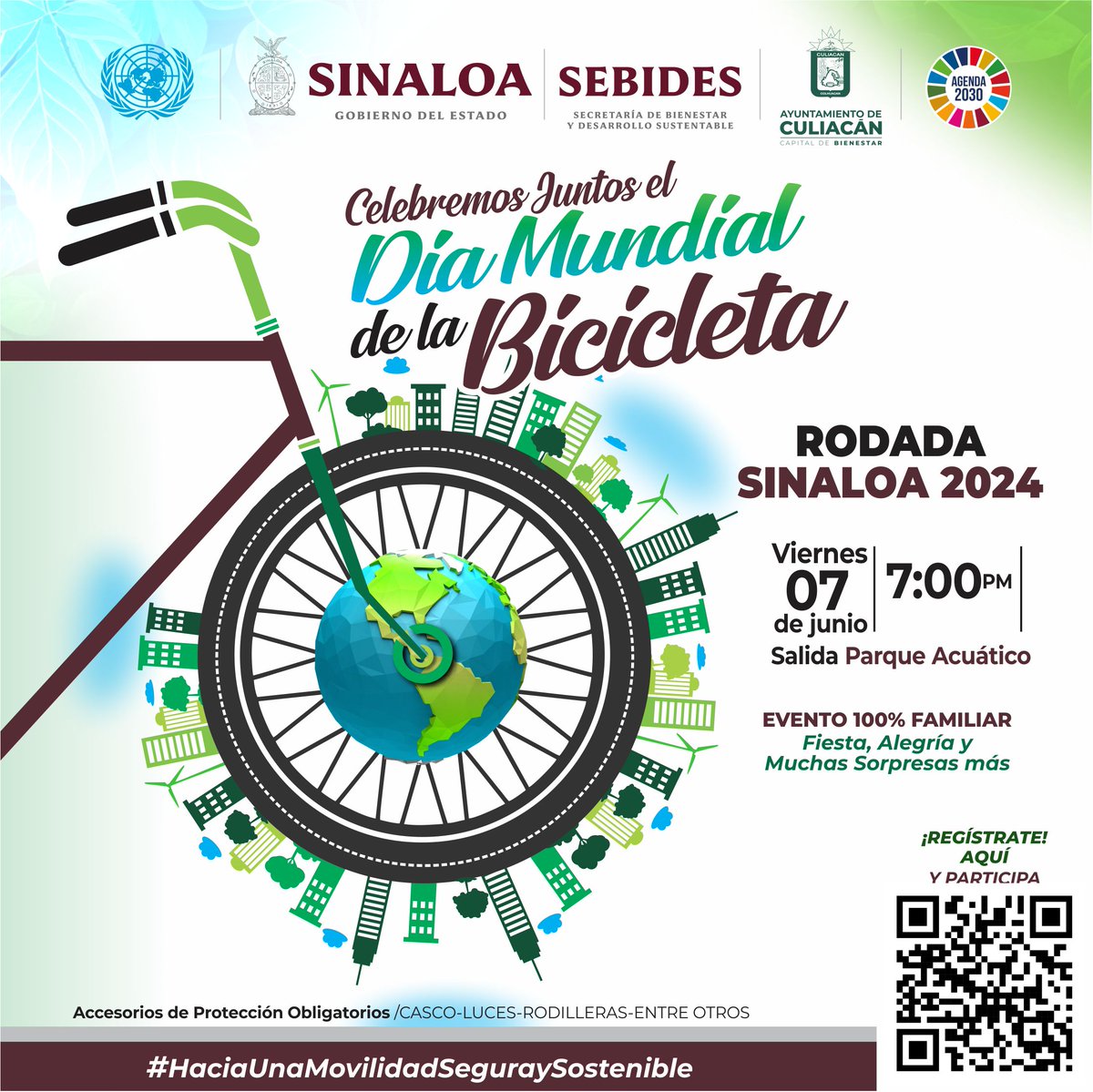 imdeccln's tweet image. Disfruta con nosotros con toda tu familia mañana viernes a celebrar el Día Mundial de la Bicicleta con la Gran Rodada Sinaloa 2024. No te lo puedes perder. Habrá muchas sorpresas.

#CapitalDeBienestar
#AyuntamientoDeCuliacán