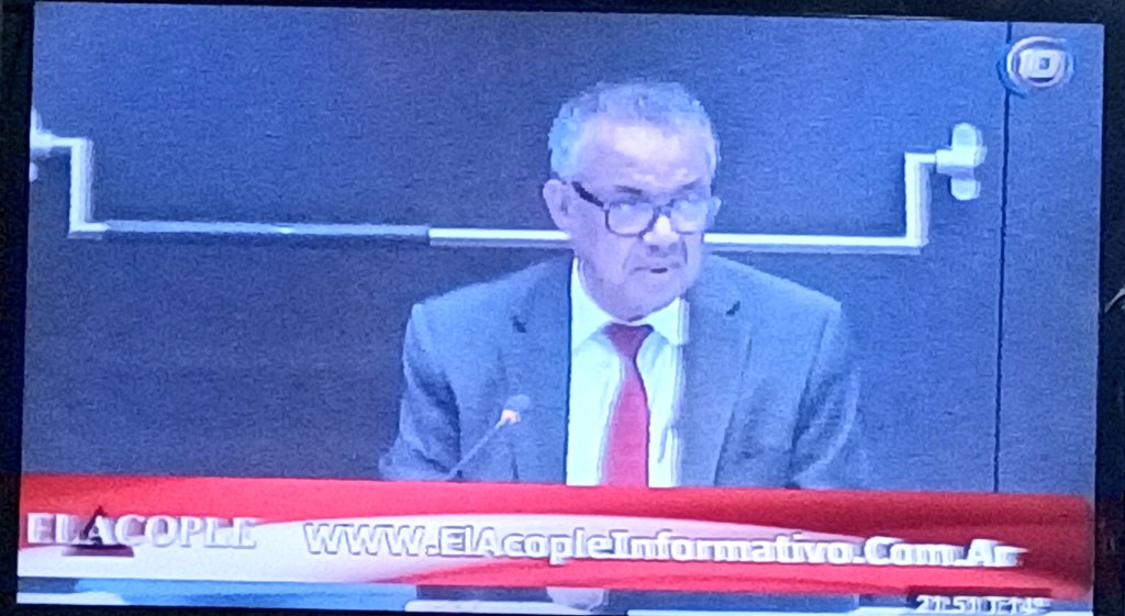 #Ahora, <a href="/Gustavo_mes/">Gustavo MES</a> nos cuenta sobre la posición de #Argentina en la <a href="/opsoms/">OPS/OMS</a>, sobre pandemias. Sirvió la experiencia?