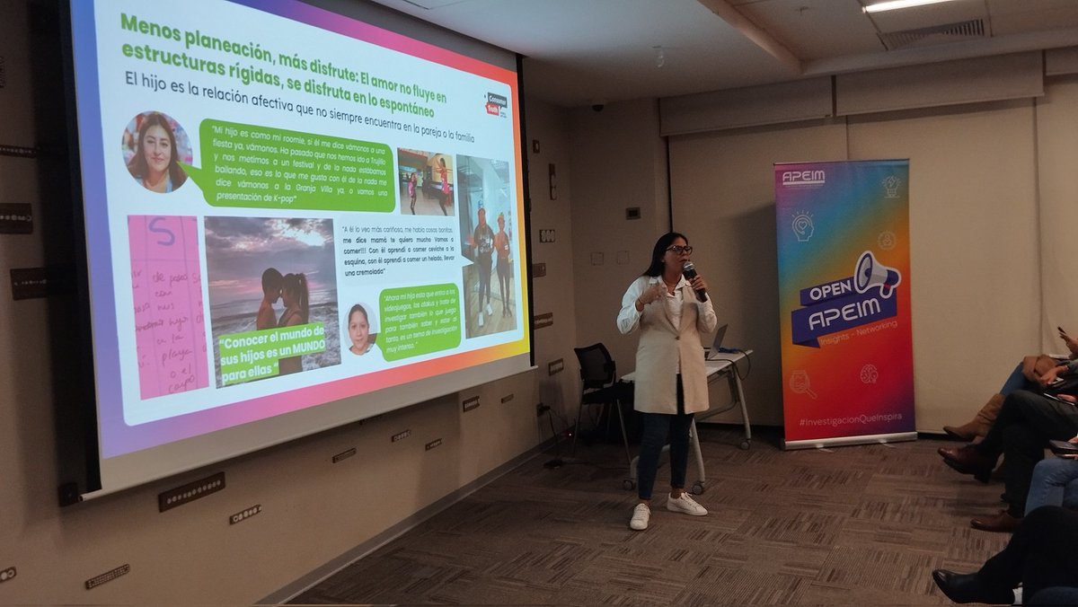 consumer_truth's tweet photo. #INSIGHTSdeGloria "La verdadera maternidad esta en la sinceridad y espontaneidad" "El amor no fluye en estructuras rigidas" Daniella Renteria de #Gloria y algunos de los insights hallados junto a Consumer Truth en el #OpenAPEIM de @APEIMPeru https://t.co/fxwyZ1exWV