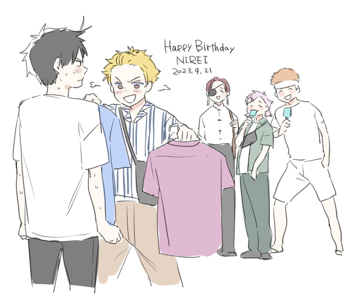 お誕生日イラスト紹介 楡井 秋彦 #WINDBREAKER #ウィンブレ