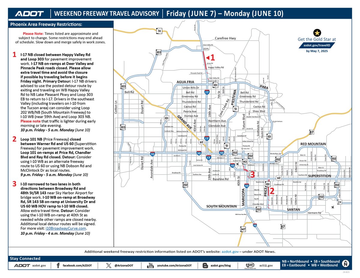 Arizona DOT tweet media