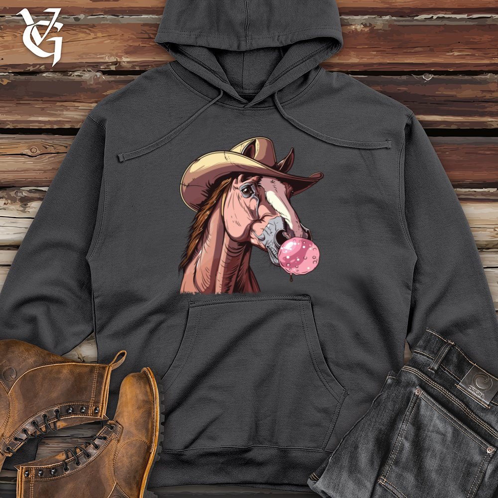 vikinggoods's tweet photo. Check out our Bubblegum Cowboy Horse Midweight Hooded Sweatshirt for a quirky twist on western style. Ready to wrangle some fun?

🐴 Get yours here: https://t.co/BladZswyqw https://t.co/AsiY7rbXcz