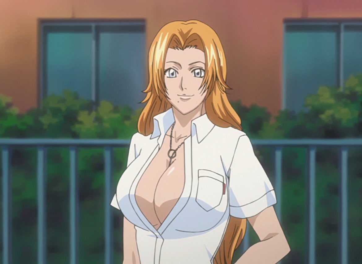 matriix_heat's tweet photo. we need more of rangiku in a school uniform ASAP 😳 https://t.co/CIadhcycLY