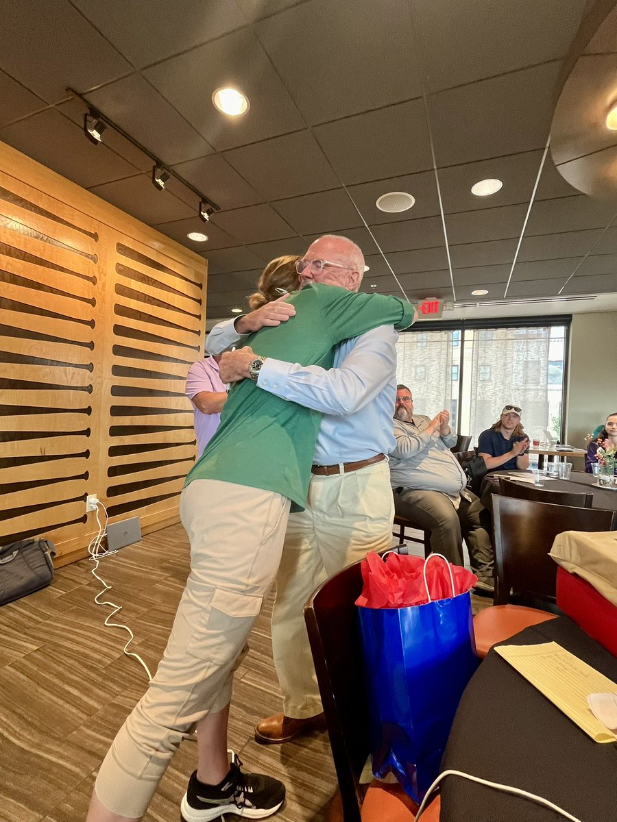 KRonai4's tweet photo. Honored/mini-roasted 😉 one of my mentors and dear friends @StevenLCraig1 today at our All-DAB meeting. I’m so thankful our paths crossed this past decade. https://t.co/O8vN9pzRRM