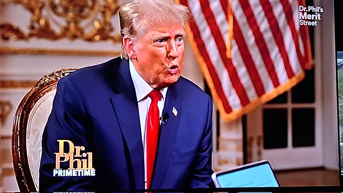 fogdoc's tweet image. Really good interview with @DrPhil and @realDonaldTrump on @MeritStreet 
#maga #honestreporting #nofakenews