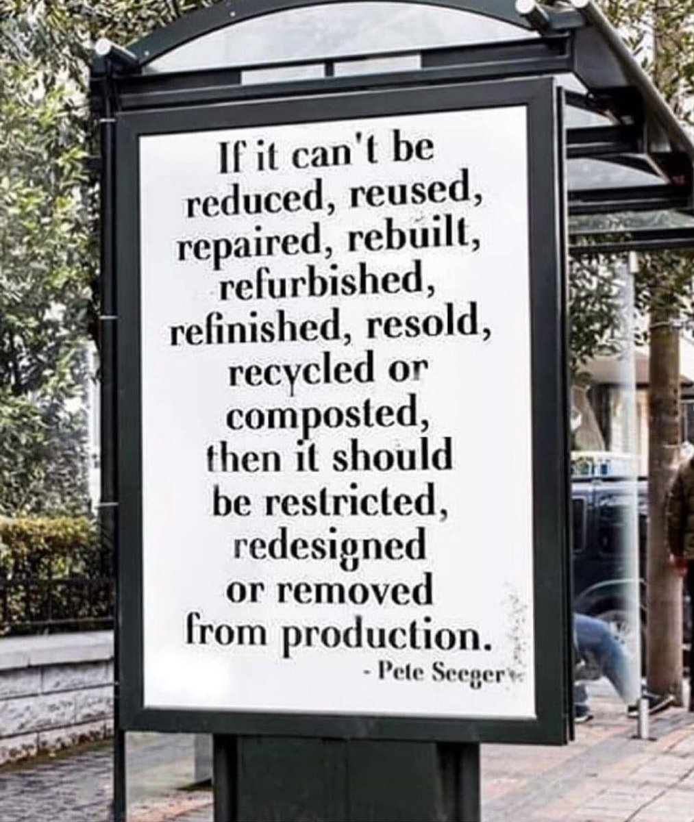 juliabfly's tweet photo. This!

#reduce #reuse #repair #rebuild #refurbish #refinish #resell #compost #oneplanet #everychoicecounts https://t.co/o1Vy68KmgY