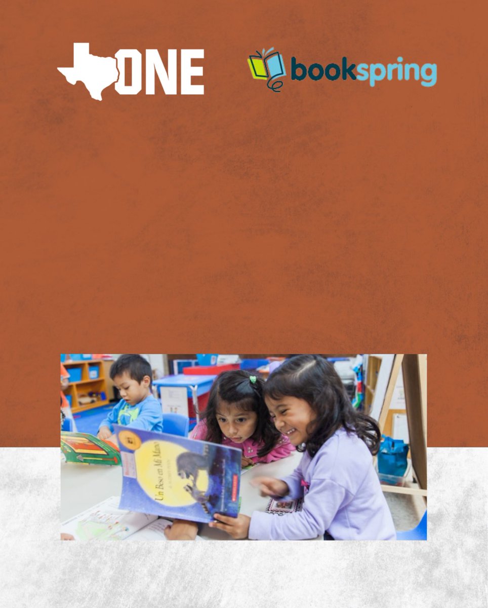 With the vision of a world of families reading and succeeding together; please support <a href="/bookspringatx/">BookSpring</a> through your donation of time or financial contributions. To learn more visit, bit.ly/3WmOOkX @TexasOneFund