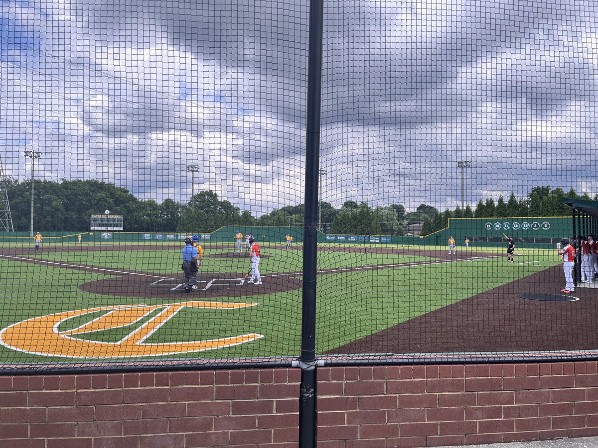 MWsports89's tweet photo. Minster Baseball wins DH in Knoxville, TN.  Thanks to ⁦@KarnsBaseball⁩ for the day.   Evening trip to Smokies game (AA Cubs).   A beautiful evening for players, parents + family.  #TEAM https://t.co/5uEaBU6zl6