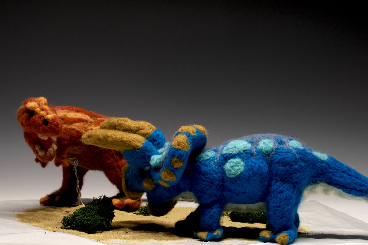 CongerShadow's tweet photo. @JobbytheHong I am big fan. I just got my Bachelor's degree in Fine Arts. I do ink drawings and felted sculptures of dinosaurs and Godzilla. Just wanted to share my artwork with you. If you want to see more follow me on Instagram @ac_artofthecretaceous. https://t.co/jzcNQAQS8R