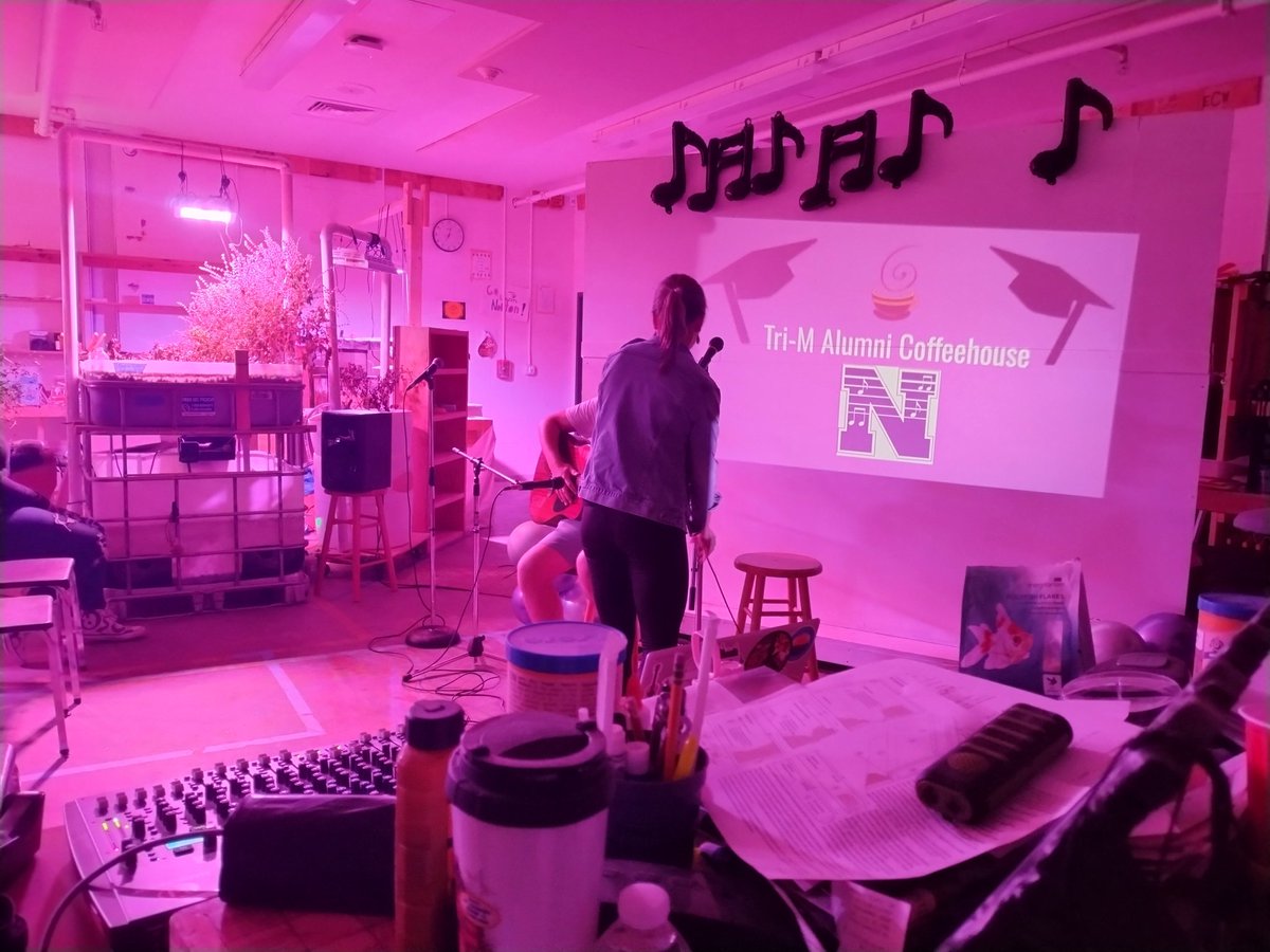 Another great night in the Tech Shop hosting the last  coffeehouse of the year - we have some very talented young people in our community!