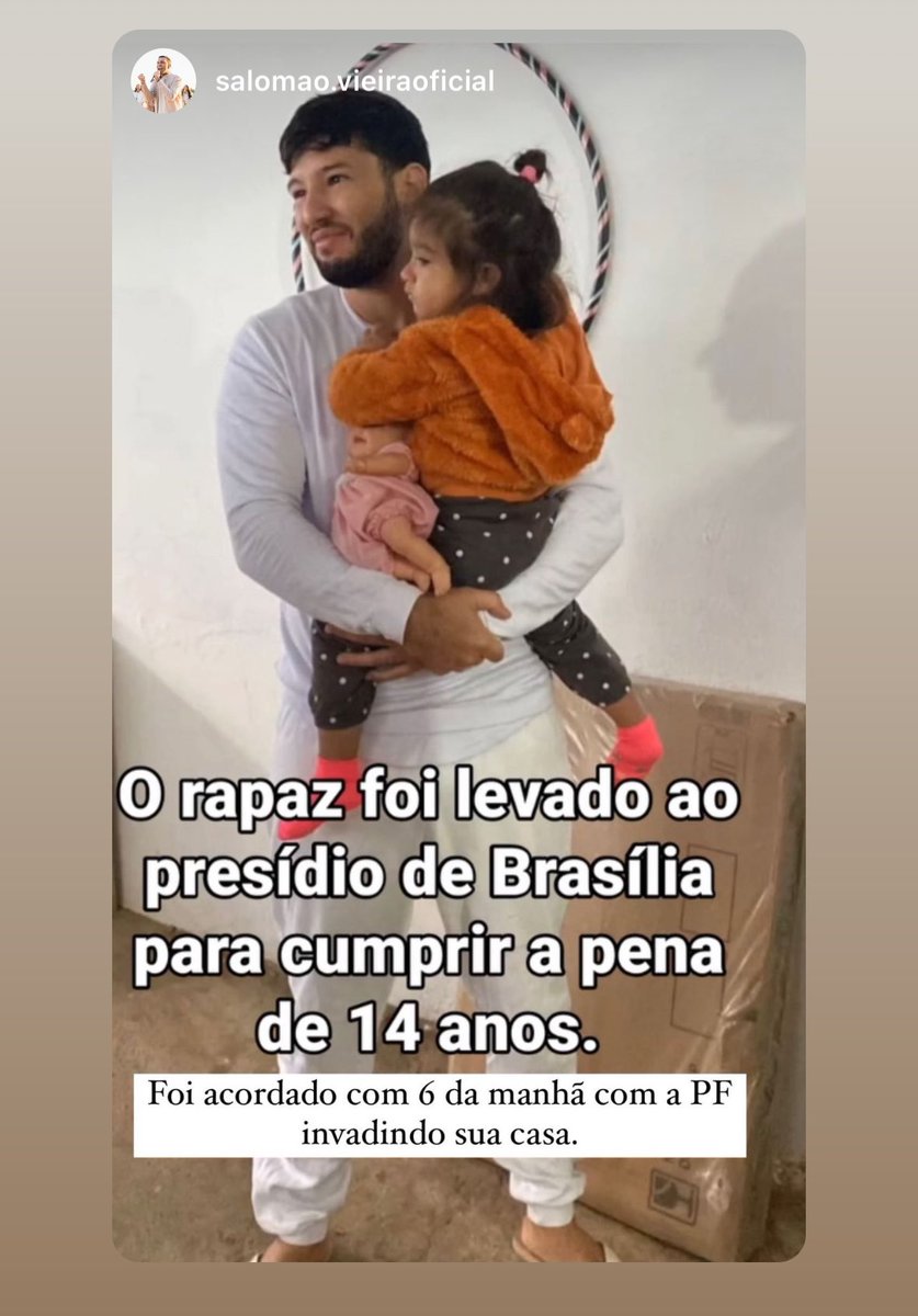 OrestesBrasil's tweet photo. Se tivesse em casa cuidando da filha ao invés de se envolvendo em ato golpista, não estaria na cadeia agora.

Então é isso, ajoelhou, tem que rezar. Tolerância zero com criminosos! https://t.co/SvI4K1nNsB