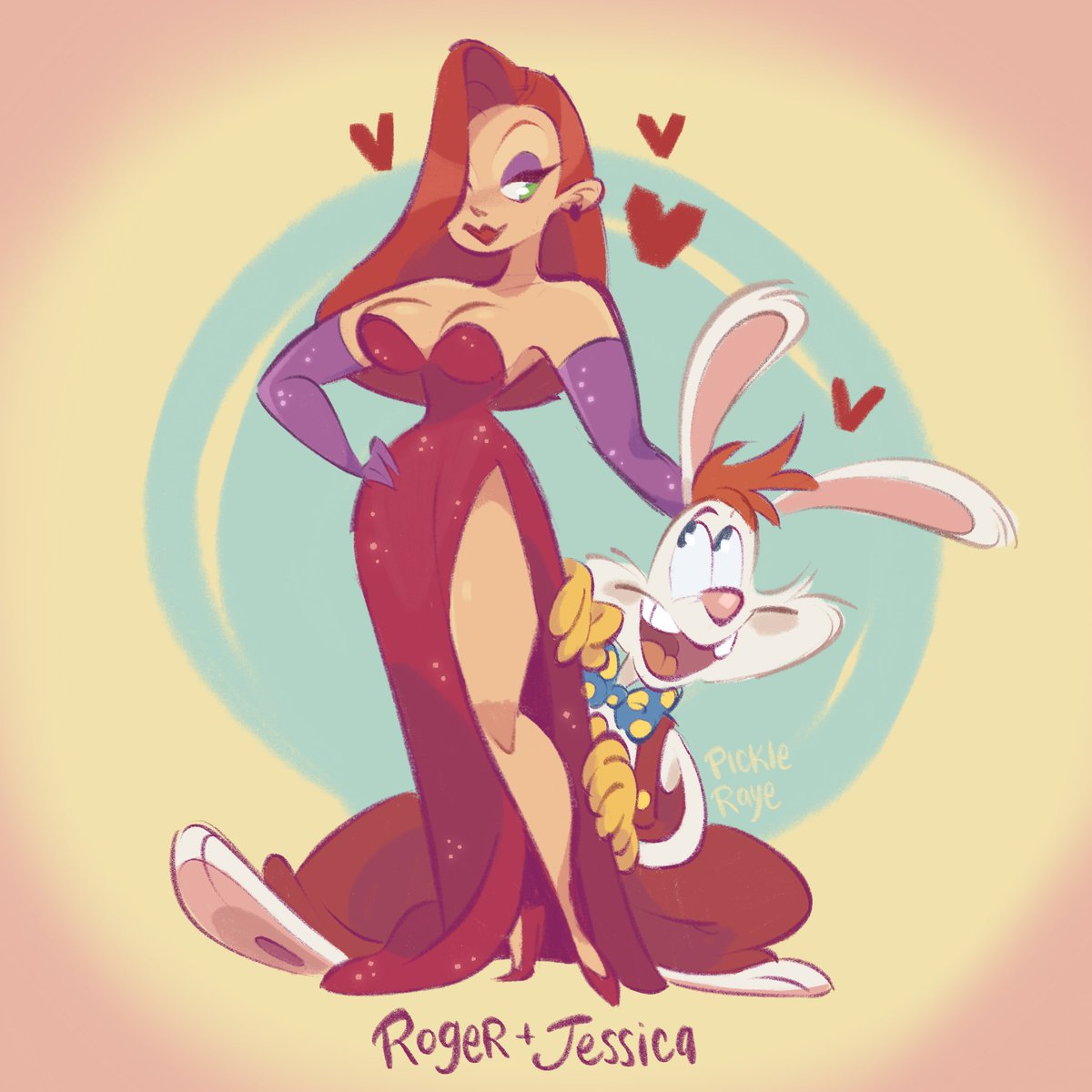 RayePickle's tweet image. My favorite couples trope is when the goofy character gets with a baddie and they’re madly in love with each other