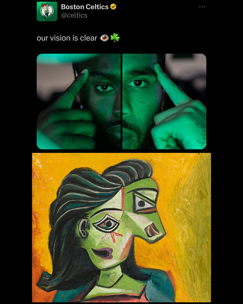 ArtButSports's tweet photo. Buste de femme (Dora Maar), by Pablo Picasso, 1940, 📸s by Brian Babineau https://t.co/WrVSX5snYZ