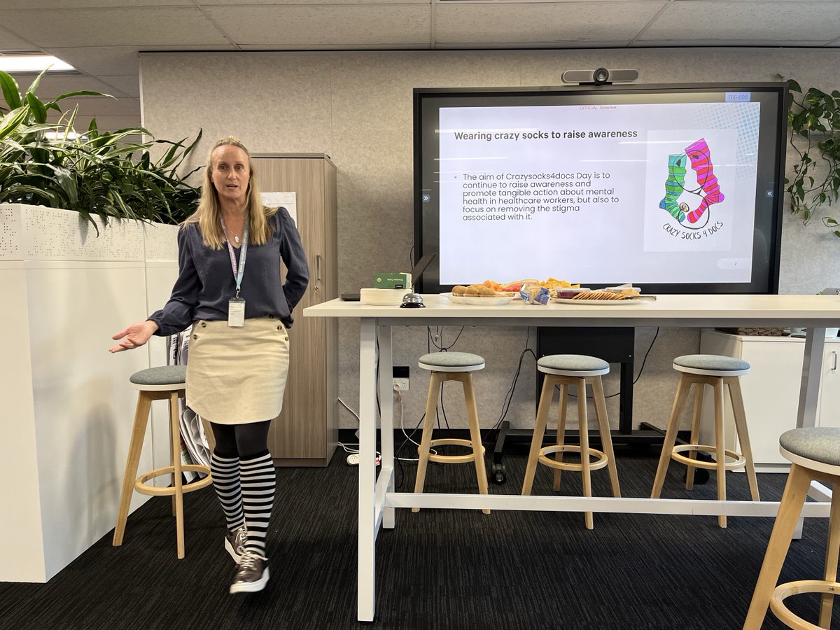 Today is Crazysocks4docs Day, this year we have supported the cause by meeting with many of our Statewide Clinical Network Leads and CEIH staff to talk all things wellbeing. 

Read about CEIH’s response to supporting a thriving healthcare workforce: bit.ly/3yIdV7X